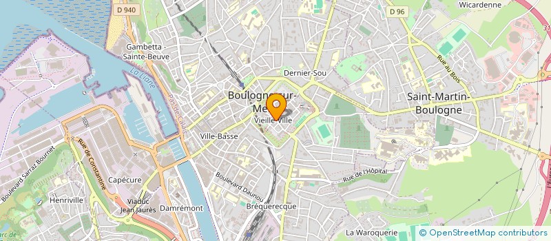 localisation de l'entreprise MONSIEUR FREDERIC RASOAZANANY à BOULOGNE-SUR-MER