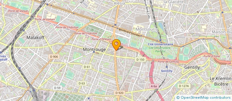localisation de l'entreprise MONSIEUR FREDERIC RAT  MONTROUGE