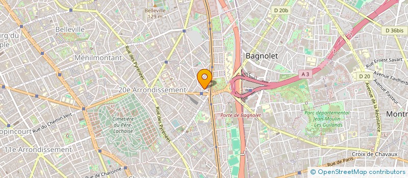 localisation de l'entreprise MONSIEUR FREDERIC RAVATIN  PARIS