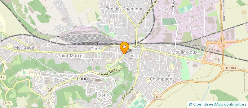 localisation de l'entreprise MONSIEUR FREDERIC RAVAUX  ROYAUCOURT-ET-CHAILVET