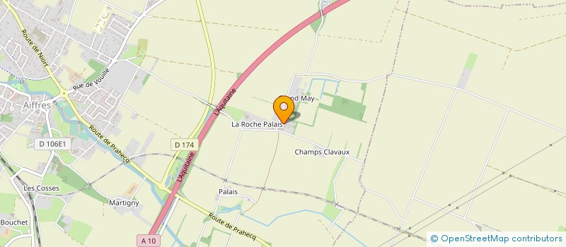 localisation de l'entreprise MONSIEUR FREDERIC RAVELEAU  AIFFRES