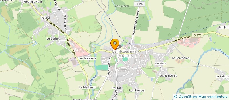 localisation de l'entreprise MONSIEUR FREDERIC RAVET  SAINT-GERMAIN-DU-PLAIN