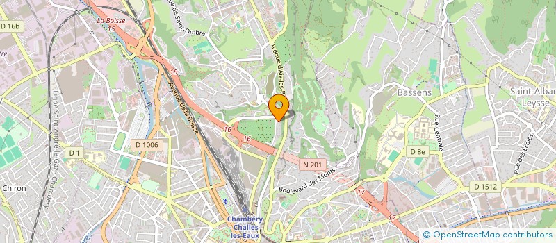 localisation de l'entreprise MONSIEUR FREDERIC RAVIER à CHAMBERY