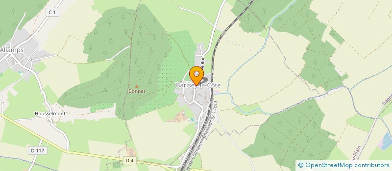 localisation de l'entreprise MONSIEUR FREDERIC RAYBOIS  THUILLEY-AUX-GROSEILLES