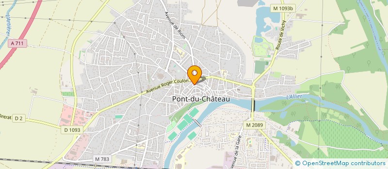 localisation de l'entreprise MONSIEUR FREDERIC RAYMOND à PONT-DU-CHATEAU
