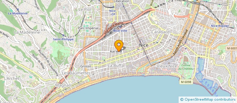 localisation de l'entreprise MONSIEUR FREDERIC RAYON à NICE