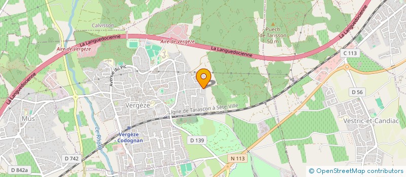 localisation de l'entreprise MONSIEUR FREDERIC REBOUL  MUS