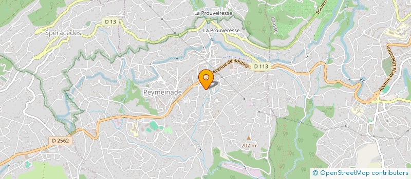 localisation de l'entreprise MONSIEUR FREDERIC REBUFFEL  PEYMEINADE