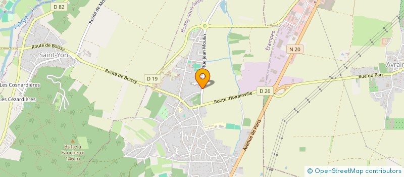 localisation de l'entreprise MONSIEUR FREDERIC REDREAU  BOISSY-SOUS-SAINT-YON