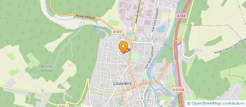 localisation de l'entreprise MONSIEUR FREDERIC REIGNIER à LOUVIERS