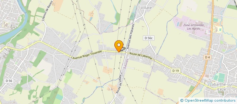 localisation de l'entreprise MONSIEUR FREDERIC REILHES  MURET