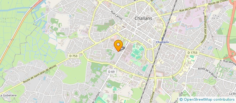 localisation de l'entreprise MONSIEUR FREDERIC REMBAUD à CHALLANS