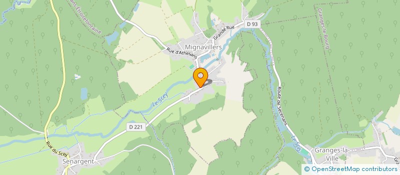 localisation de l'entreprise MONSIEUR FREDERIC RENARD  MIGNAVILLERS