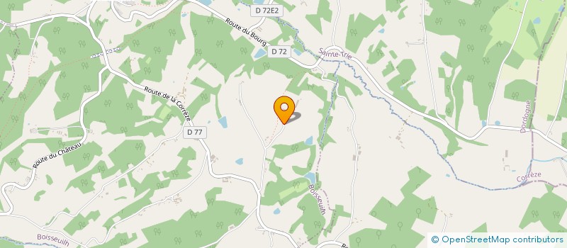 localisation de l'entreprise MONSIEUR FREDERIC RENAUD  BOISSEUILH