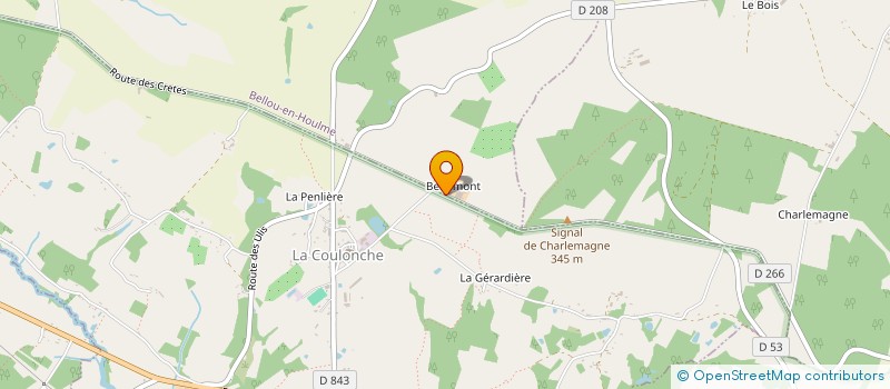 localisation de l'entreprise MONSIEUR FREDERIC RENAULT à BELLOU-EN-HOULME