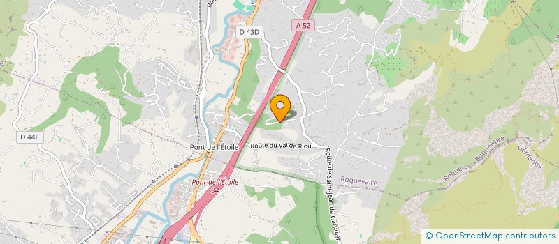 localisation de l'entreprise MONSIEUR FREDERIC RENAULT  ROQUEVAIRE