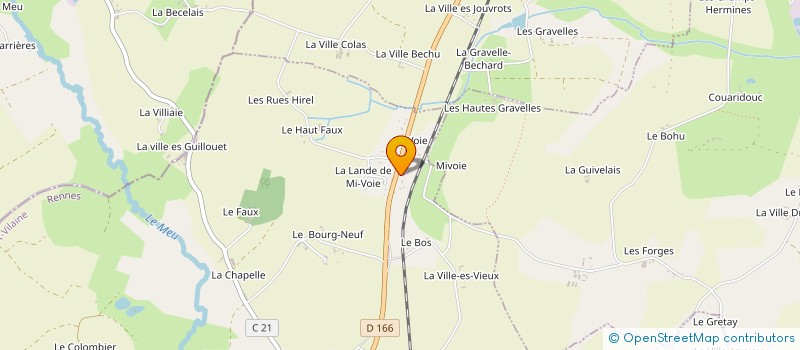 localisation de l'entreprise MONSIEUR FREDERIC RENAULT  GAEL