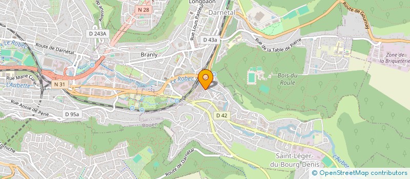 localisation de l'entreprise MONSIEUR FREDERIC RENAUX  SAINT-LEGER-DU-BOURG-DENIS