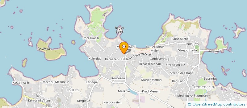 localisation de l'entreprise MONSIEUR FREDERIC RENE GAULIER  PLOUGUERNEAU