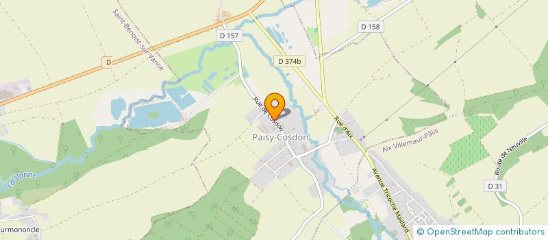 localisation de l'entreprise MONSIEUR FREDERIC RENE JEAN ZANIOL  PAISY-COSDON