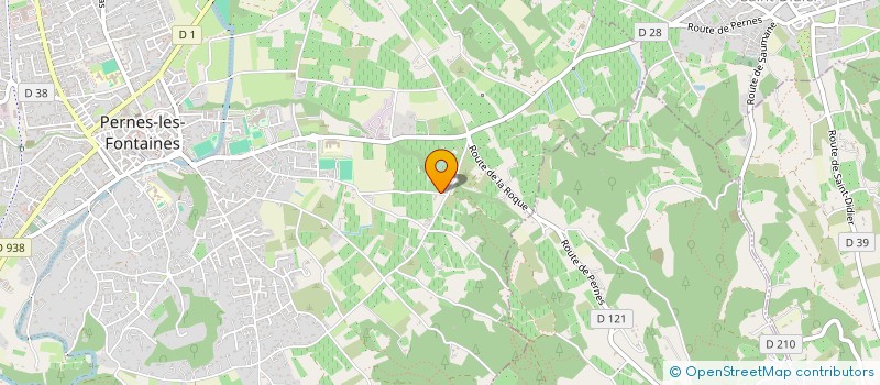 localisation de l'entreprise MONSIEUR FREDERIC RENOUX  PERNES-LES-FONTAINES