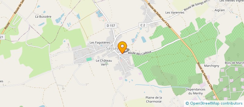 localisation de l'entreprise MONSIEUR FREDERIC RETIF  SASSAY