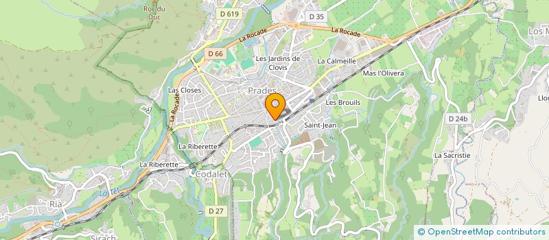 localisation de l'entreprise MONSIEUR FREDERIC REVERTE à PRADES