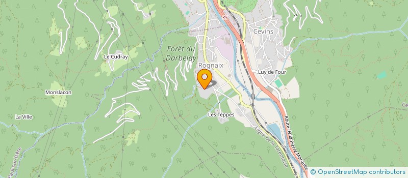 localisation de l'entreprise MONSIEUR FREDERIC REY  ROGNAIX