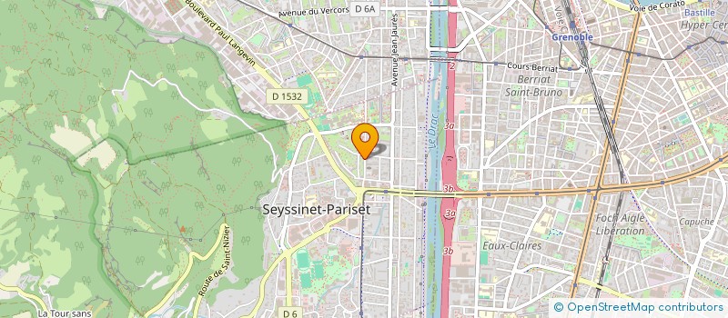 localisation de l'entreprise MONSIEUR FREDERIC REYDET  SEYSSINET-PARISET