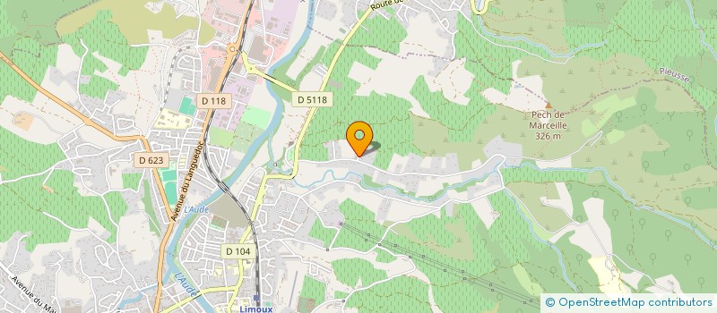 localisation de l'entreprise MONSIEUR FREDERIC REYGADE  LIMOUX