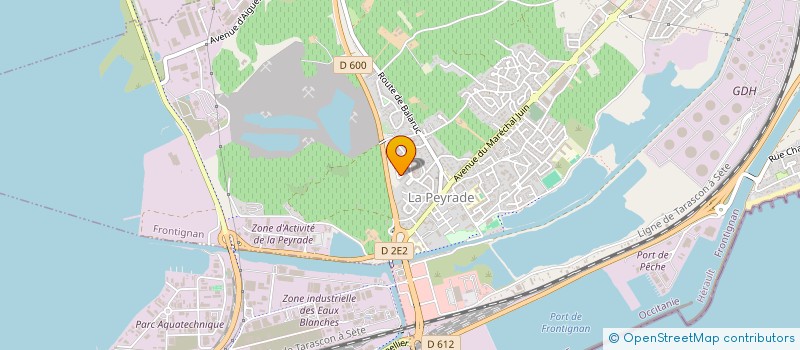 localisation de l'entreprise MONSIEUR FREDERIC RIAZA à FRONTIGNAN