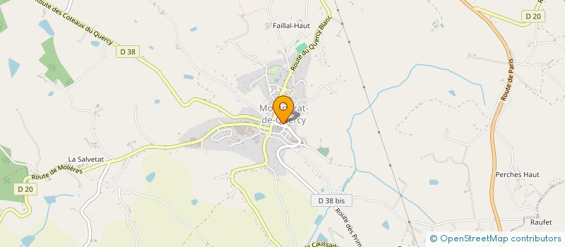 localisation de l'entreprise MONSIEUR FREDERIC RIBANO  MONTALZAT