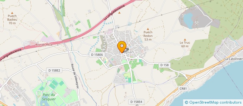 localisation de l'entreprise MONSIEUR FREDERIC RICCO  LOUPIAN