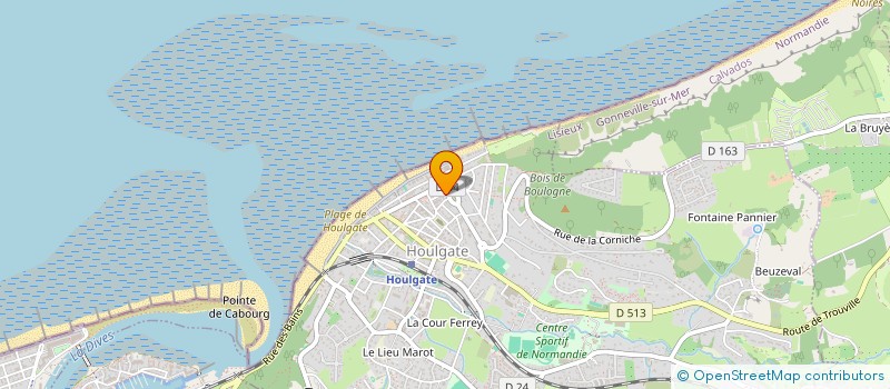 localisation de l'entreprise MONSIEUR FREDERIC RICHARD  HOULGATE