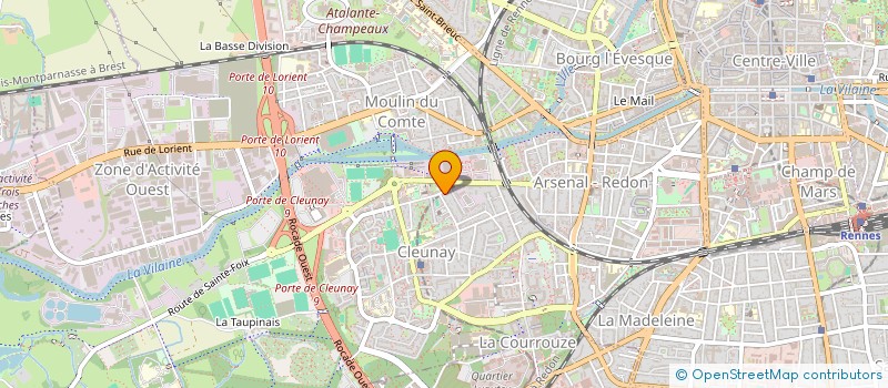 localisation de l'entreprise MONSIEUR FREDERIC RICHARD  RENNES