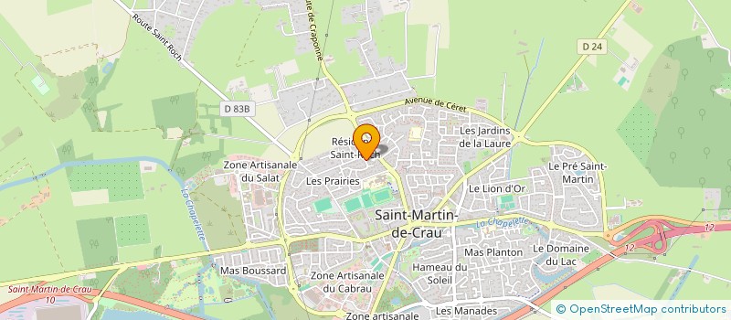 localisation de l'entreprise MONSIEUR FREDERIC RICHTER à SAINT-MARTIN-DE-CRAU