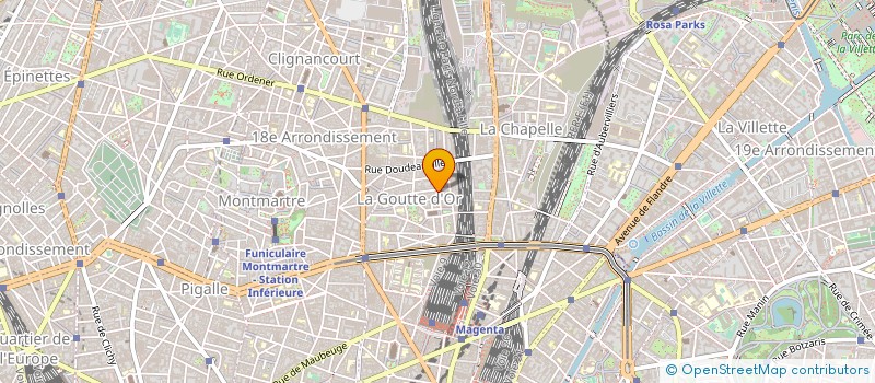 localisation de l'entreprise MONSIEUR FREDERIC RICOU  PARIS