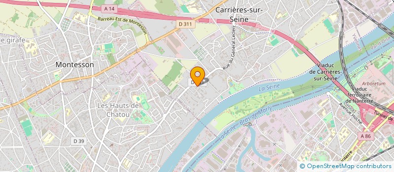 localisation de l'entreprise MONSIEUR FREDERIC RIDEAU à CARRIERES-SUR-SEINE