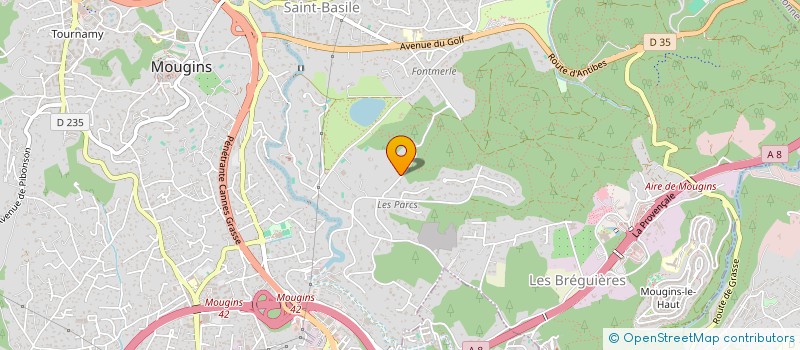 localisation de l'entreprise MONSIEUR FREDERIC RIETHMANN à MOUGINS