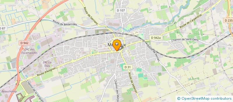 localisation de l'entreprise MONSIEUR FREDERIC RIEU à MONTEUX