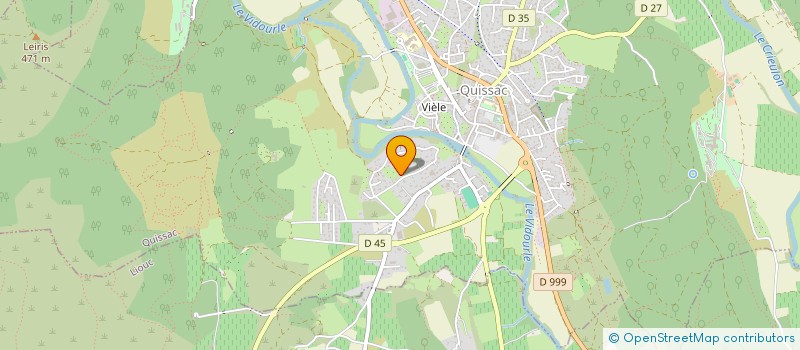 localisation de l'entreprise MONSIEUR FREDERIC RIEU  QUISSAC