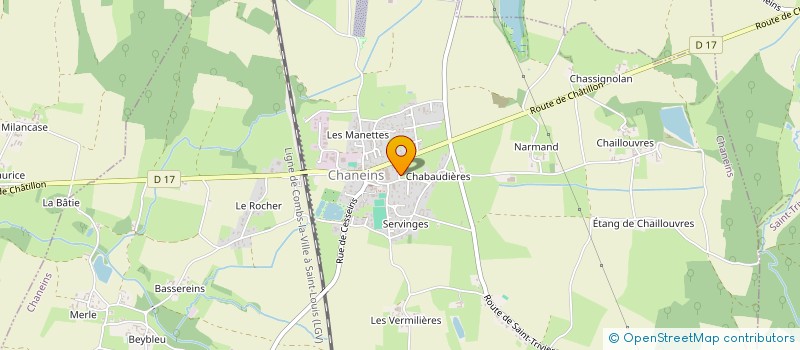 localisation de l'entreprise MONSIEUR FREDERIC RIEUX à CHANEINS