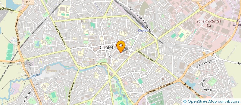 localisation de l'entreprise MONSIEUR FREDERIC RIO à CHOLET