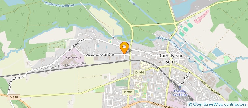 localisation de l'entreprise MONSIEUR FREDERIC RIOT à ROMILLY-SUR-SEINE