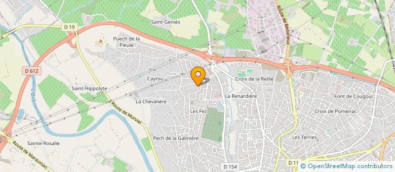 localisation de l'entreprise MONSIEUR FREDERIC RIPALTI à BEZIERS