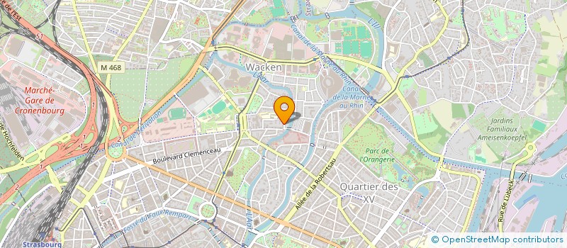 localisation de l'entreprise MONSIEUR FREDERIC RIPAUD  STRASBOURG