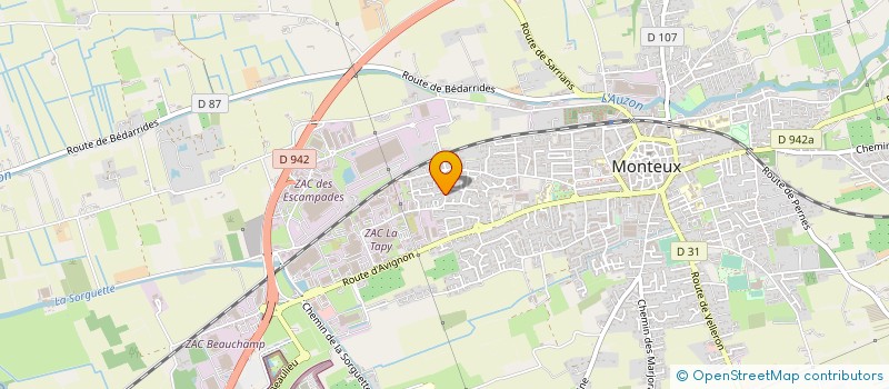 localisation de l'entreprise MONSIEUR FREDERIC RISUENO  MONTEUX