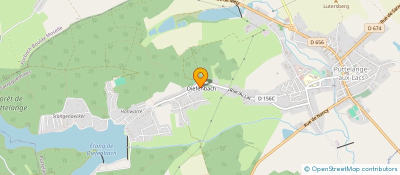 localisation de l'entreprise MONSIEUR FREDERIC RITCHEN  PUTTELANGE-AUX-LACS