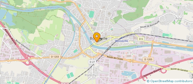 localisation de l'entreprise MONSIEUR FREDERIC RIVAS  BONNEVILLE