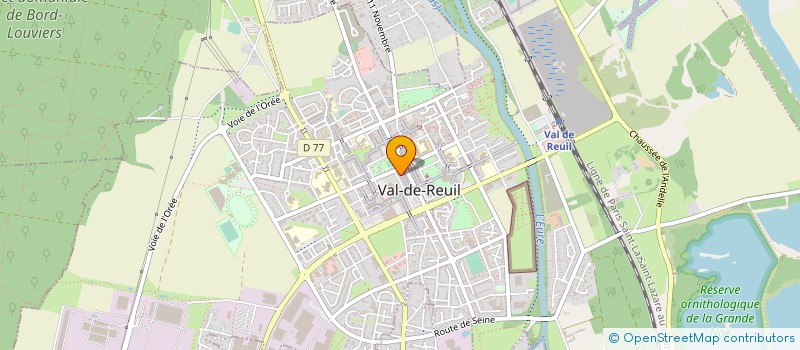 localisation de l'entreprise MONSIEUR FREDERIC RIVIERE  VAL-DE-REUIL